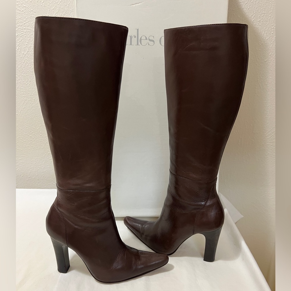Charles David DRAKE Knee High Boots sz 7B
